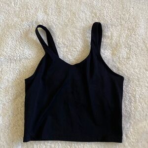 Women’s black crop top
